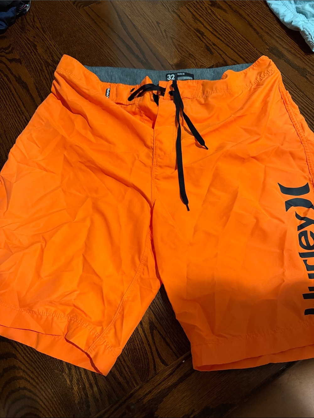 Hurley Men’s Orange Swim Trunks - size 32 bathing board shorts suit